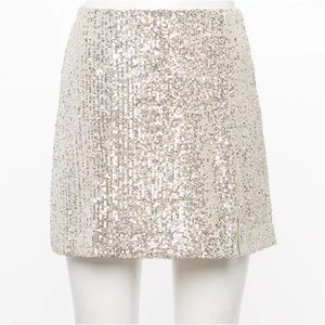 Sequin Mini Skirt (S)